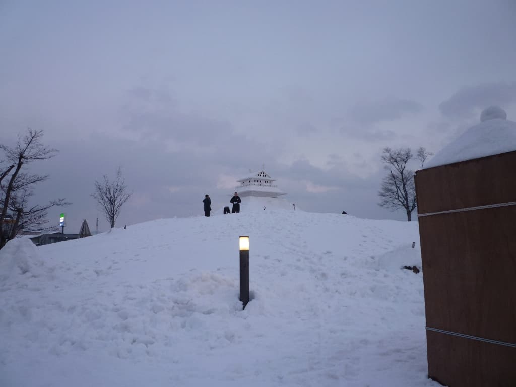 【平成23年の情報】雪の城発見!